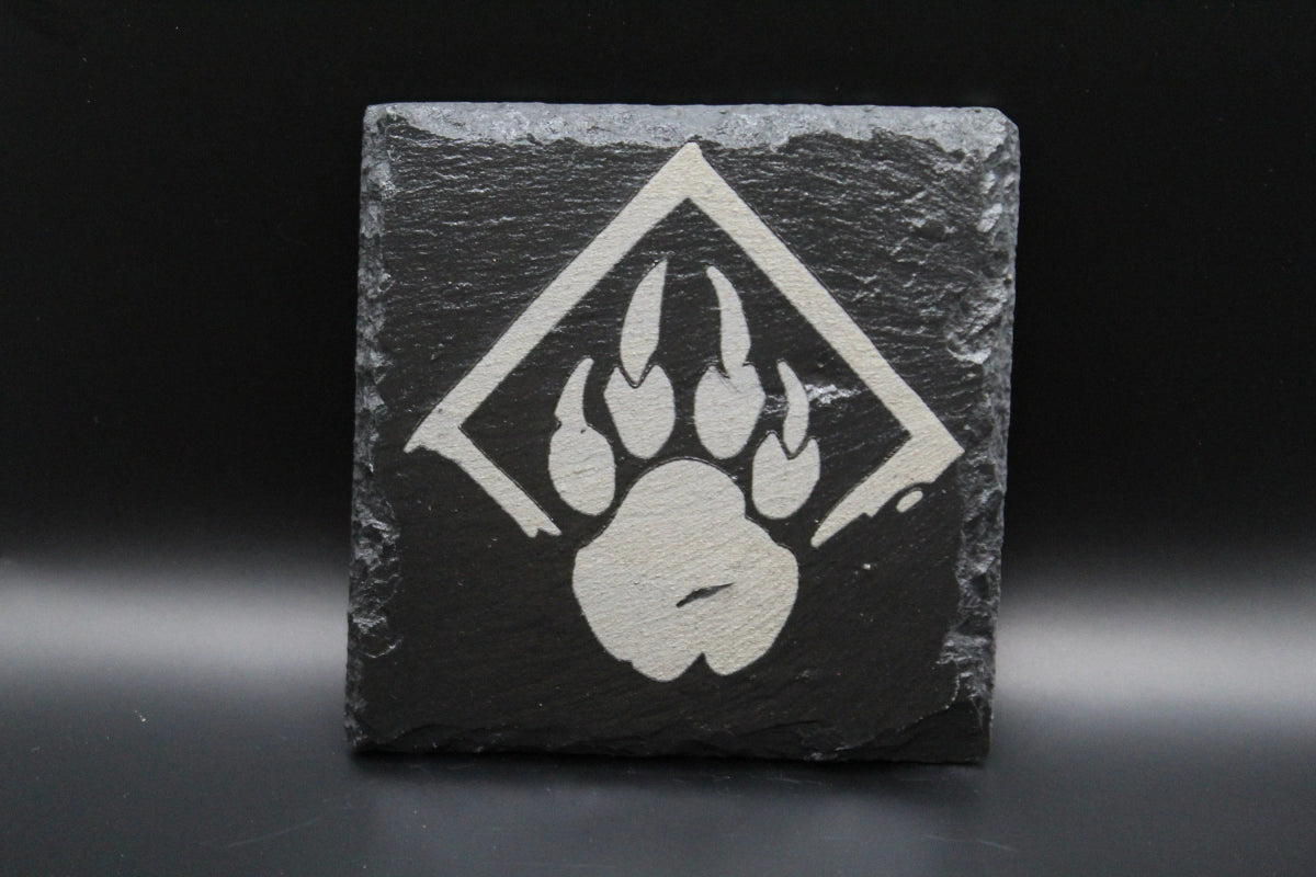 Diablo 4 Class Icon Coasters – Engraved Black Slate Drink Coaster Set | Laser Engraved Gaming Decor - Lynn's T Shirts and Designs